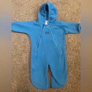 Patagonia fleece onesie - 12 month